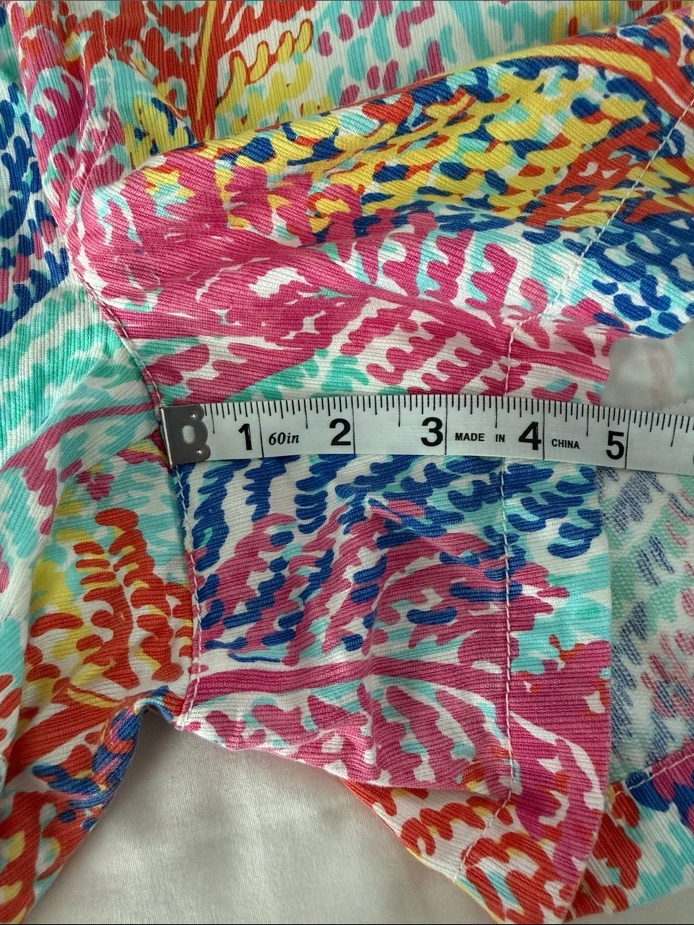 Lilly Pulitzer The Callahan Short Electric Feel Tropical Print Size 6 Women’s